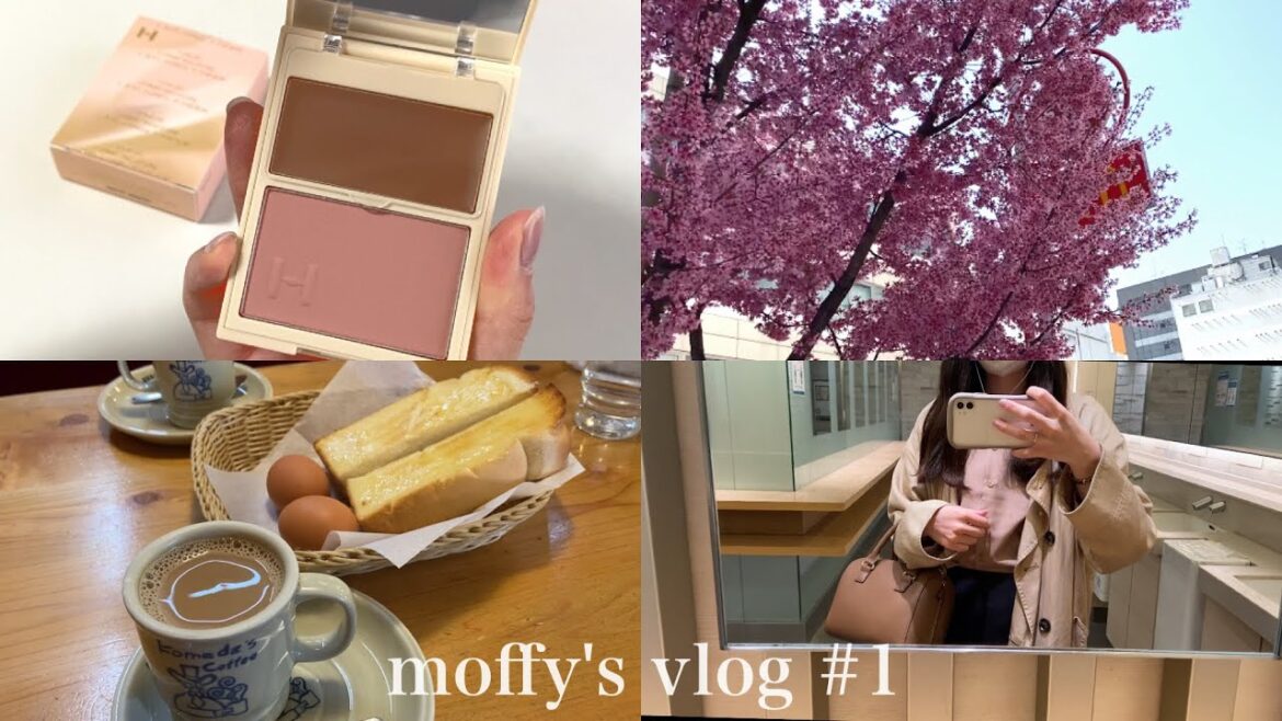 【vlog】27歳OLの土曜日 /コメダモーニング / ハイドラフェイシャル / メガ割購入品（hince,TIRTIR,コスデバハ）