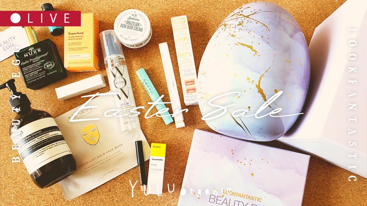 【Live】LOOKFantastic💕イースターSALE限定ビューティーエッグ開封&レビュー 他のおすすめ品【雑談】 - Life ...