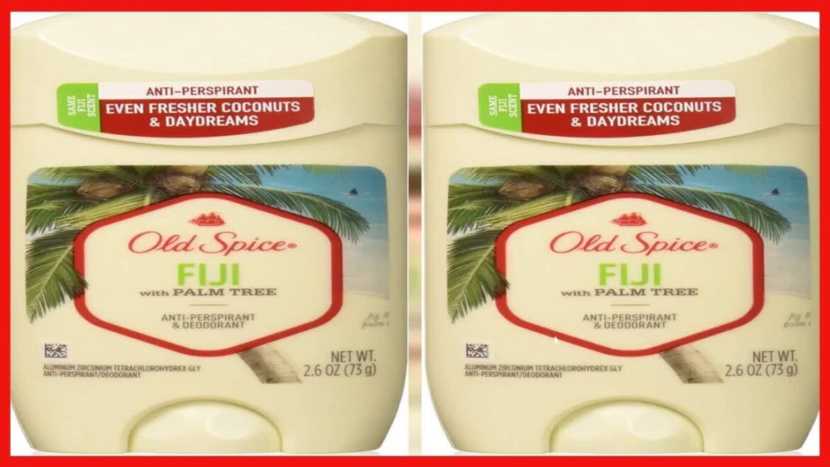 Old Spice Fresh Collection Anti-Perspirant Deodorant Fiji 2.60 oz (Pack of 3)