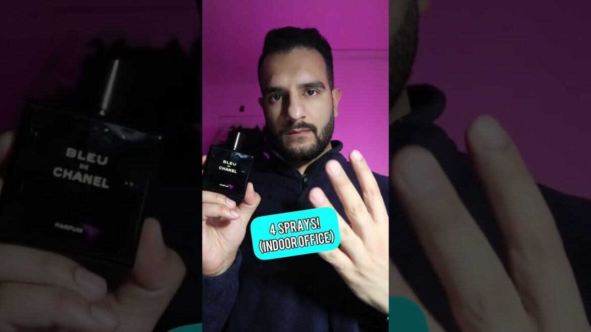 HOW MANY SPRAYS OF BLEU DE CHANEL PARFUM?