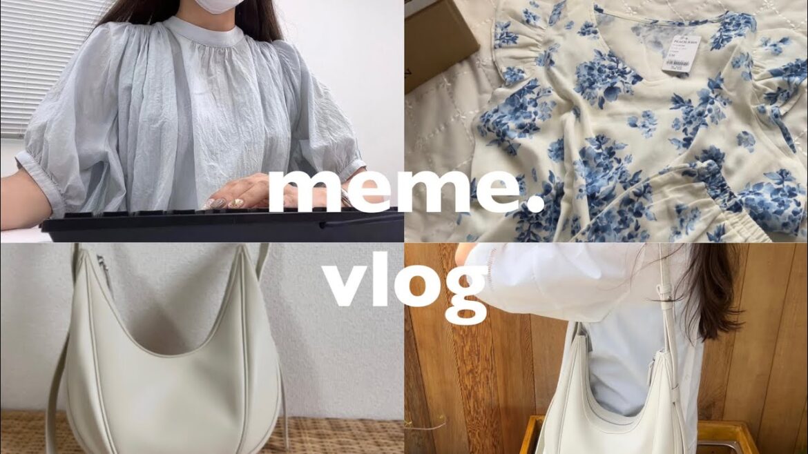 〔vlog〕社会人の1週間vlog💐｜新しいバッグ中身紹介👜｜What's in my bag ?｜会社員OLの日常