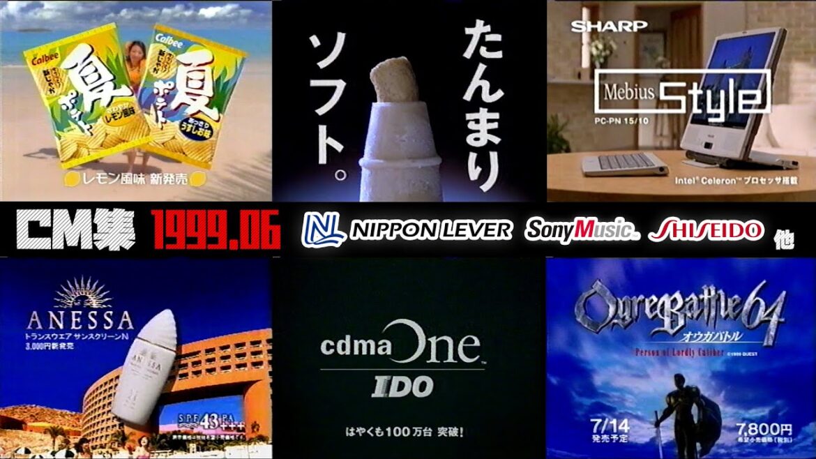 【1999年6月】〈※序盤激しいノイズ有〉火曜夜のCM集【日本リーバ、カルビー他】 【1999年6月】〈※序盤激しいノイズ有〉火曜夜のCM集【日本リーバ、カルビー他】