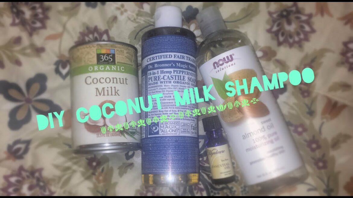 DIY Coconut Milk Shampoo & Demo DIY Coconut Milk Shampoo & Demo