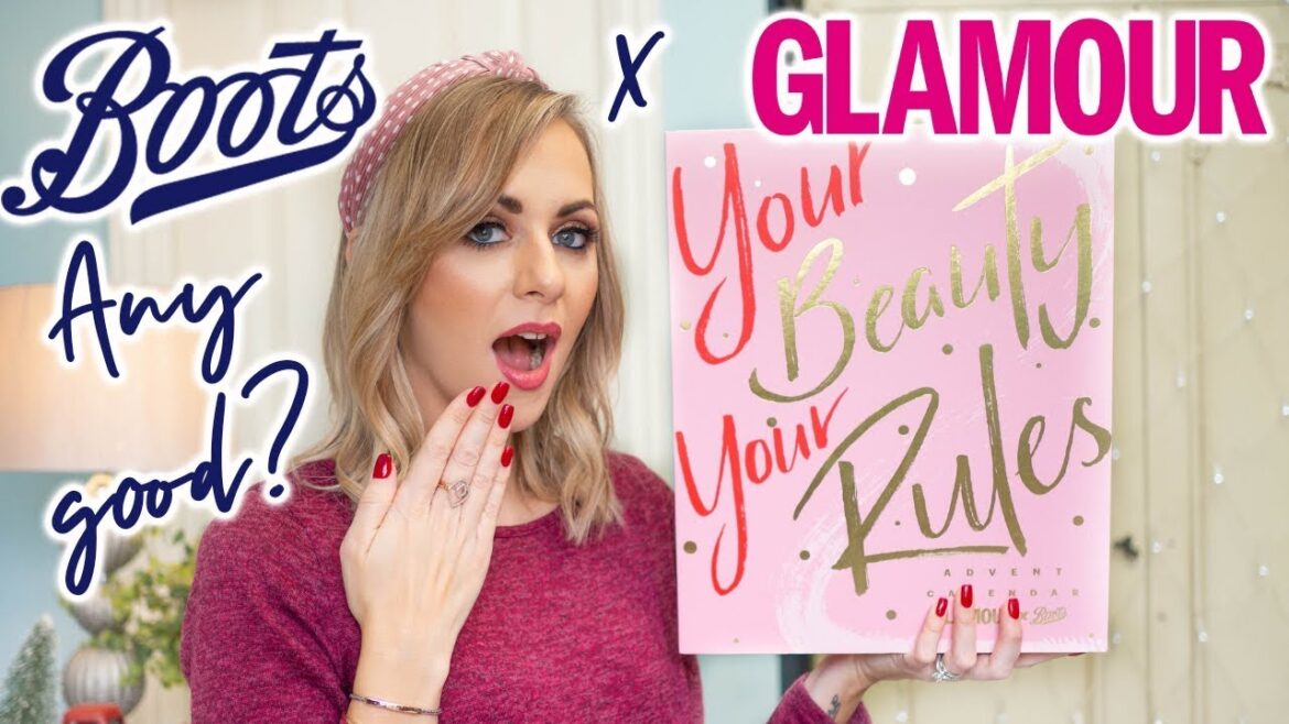 GLAMOUR X BOOTS ADVENT CALENDAR UNBOXING - PREPARE TO BE SURPRISED! LADY WRITES