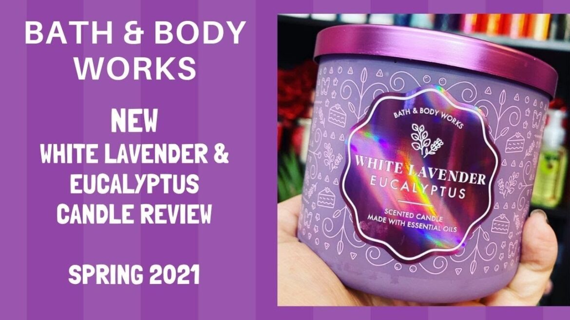 Bath & Body Works NEW White Lavender & Eucalyptus Candle Review