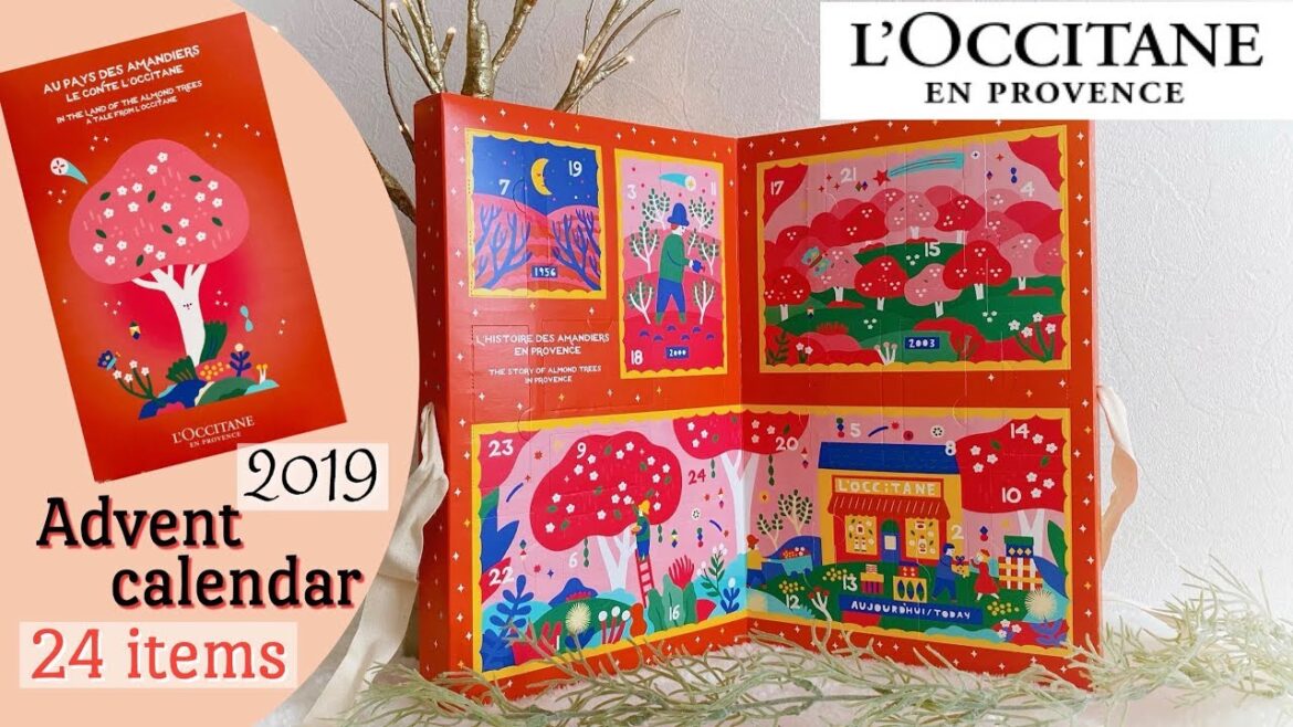 クリスマスコフレ2019【ロクシタン アドベントカレンダー】全24個開封していきます♪L’OCCITANE Advent calendar