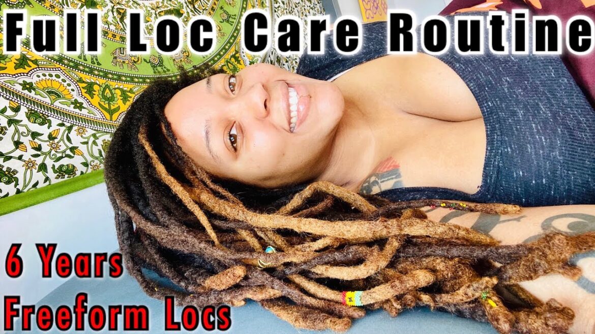 Full Loc Care Routine: How to Wash, Dry, Moisturize, & Spiritually cleanse Freeform Locs