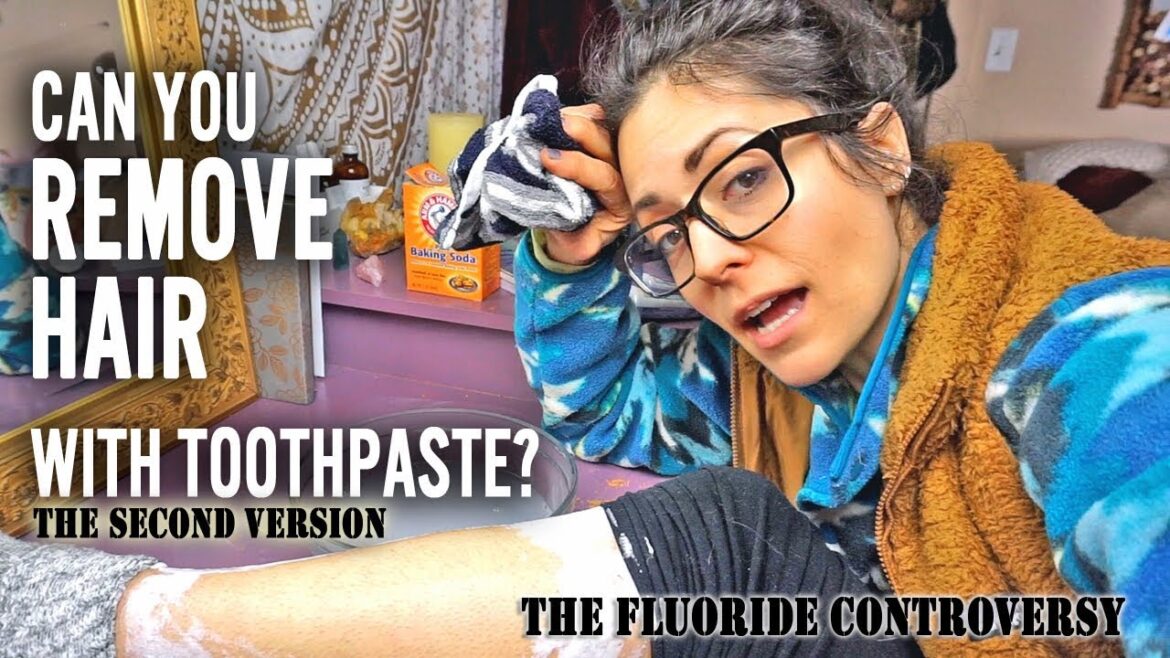 Can You Remove Hair with Toothpaste?!....The Fluoride Controversy  |  SimpleCareSteph