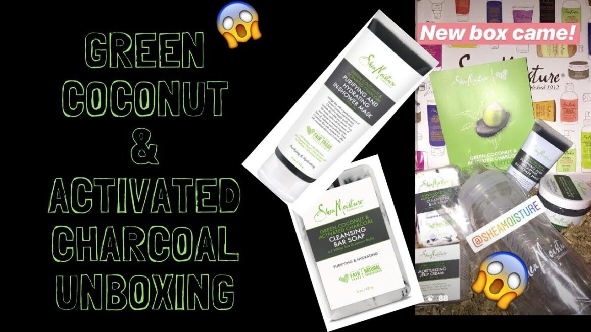 SHEA MOISTURE REVIEW! GREEN COCONUT & ACTIVATED CHARCOAL SOAP AND MASK