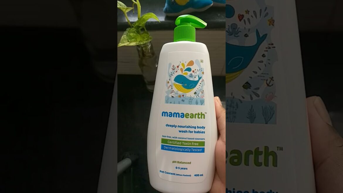 mamaearth body wash for babies #shorts #YTshorts #mamaearth