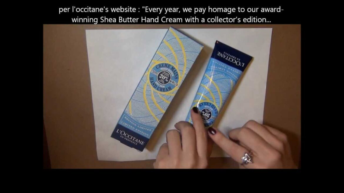 HANDS – l’occitane shea butter hand cream – collector’s edition 2012 HANDS - l'occitane shea butter hand cream - collector's edition 2012