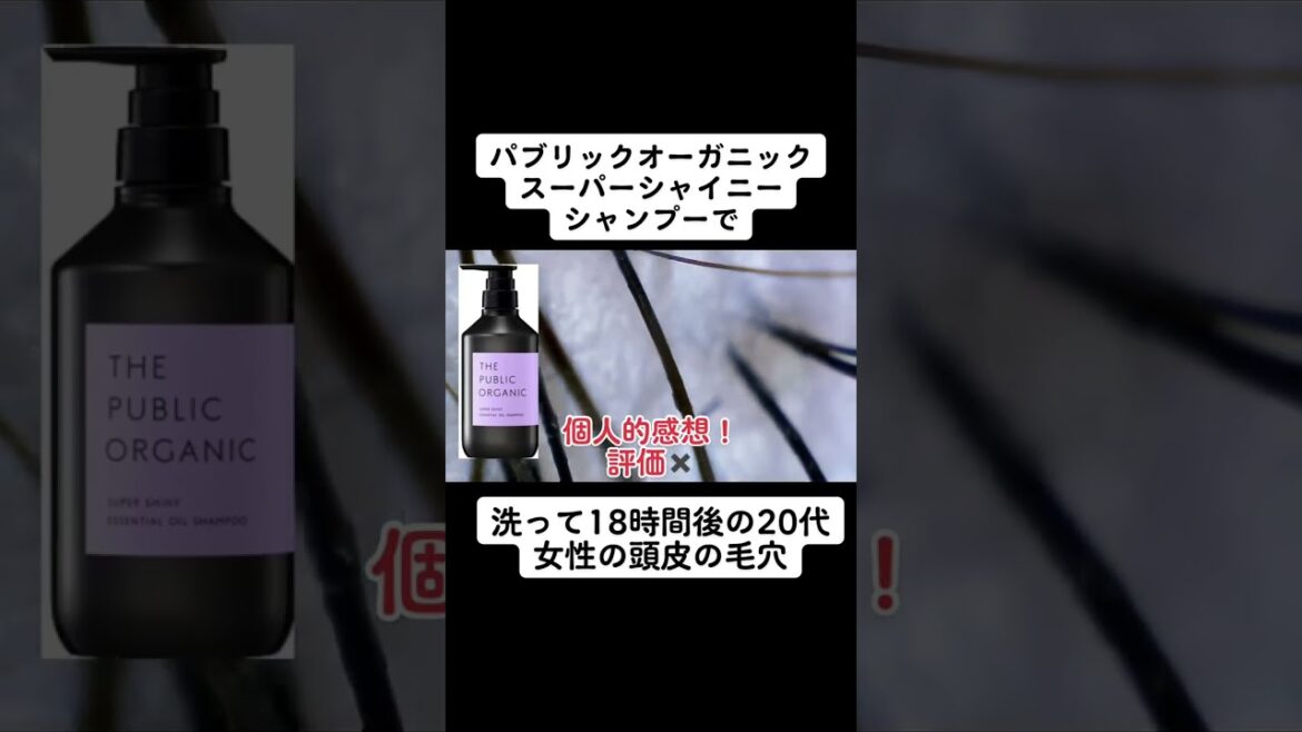 パブリック オーガニック スーパーシャイニー シャンプーの総合評価 #シャンプー #美容 #頭皮 #皮脂 #shorts