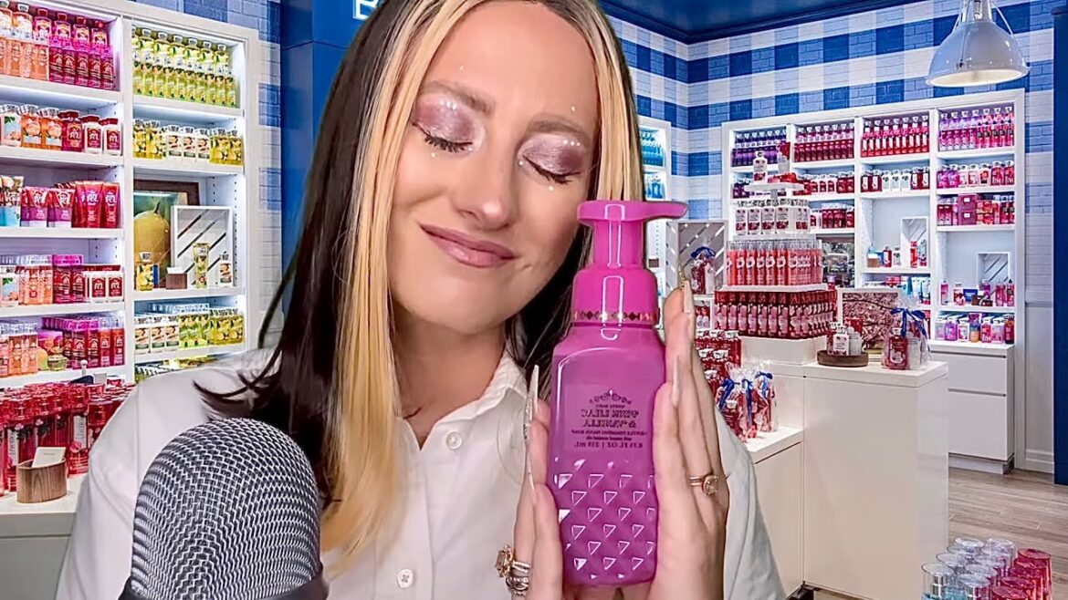 ASMR | Bath & Body Works Lady Helps You Shop for Spring & Summer Scents
