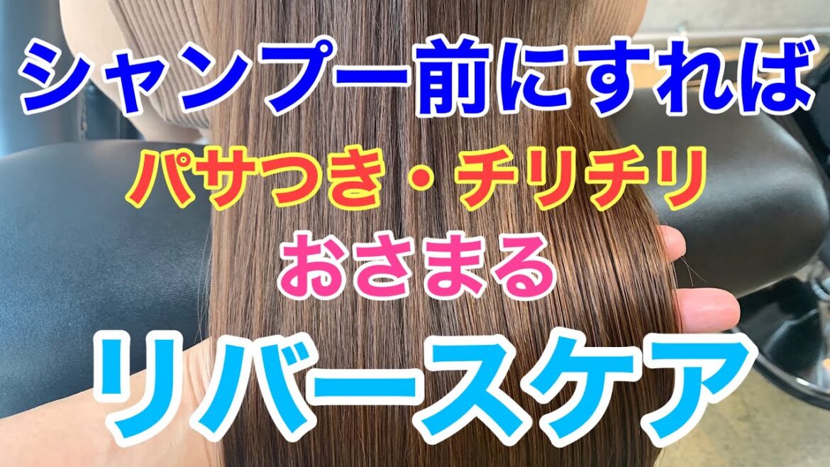 【チリチリ・パサパサ】シャンプー前にすればチリチリ・パサパサがおさえれるリバースケアVol.2 【チリチリ・パサパサ】シャンプー前にすればチリチリ・パサパサがおさえれるリバースケアVol.2