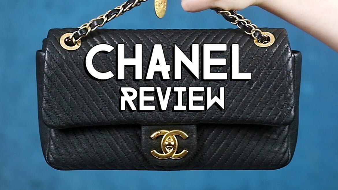 Rare CHANEL chevron distressed black lambskin cruise bag review and wear and tear