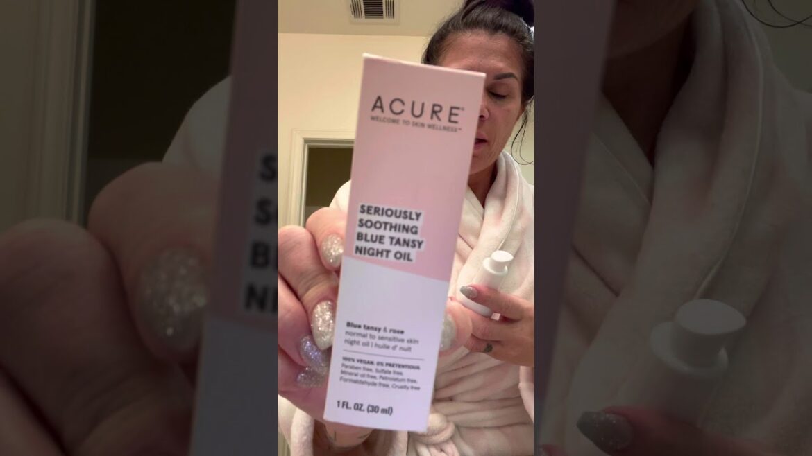 Acura Blue Tansy Night Oil (my nightly habit)