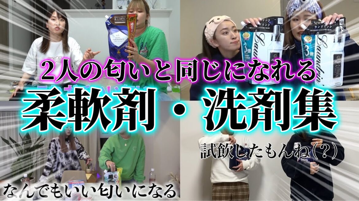 【同じ匂いになりたい人必見！】柔軟剤・洗剤集！【平成フラミンゴ　切り抜きch】