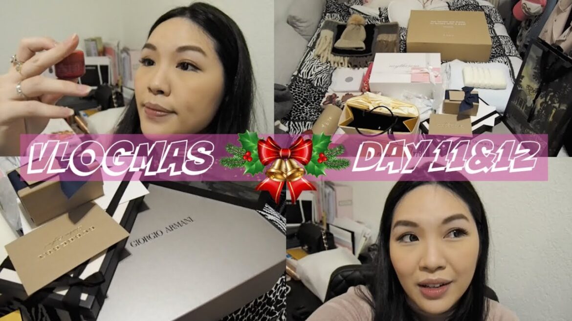 VLOGMAS DAY 11&12♥ Christmas gifts arrived | ANGELBIRDBB