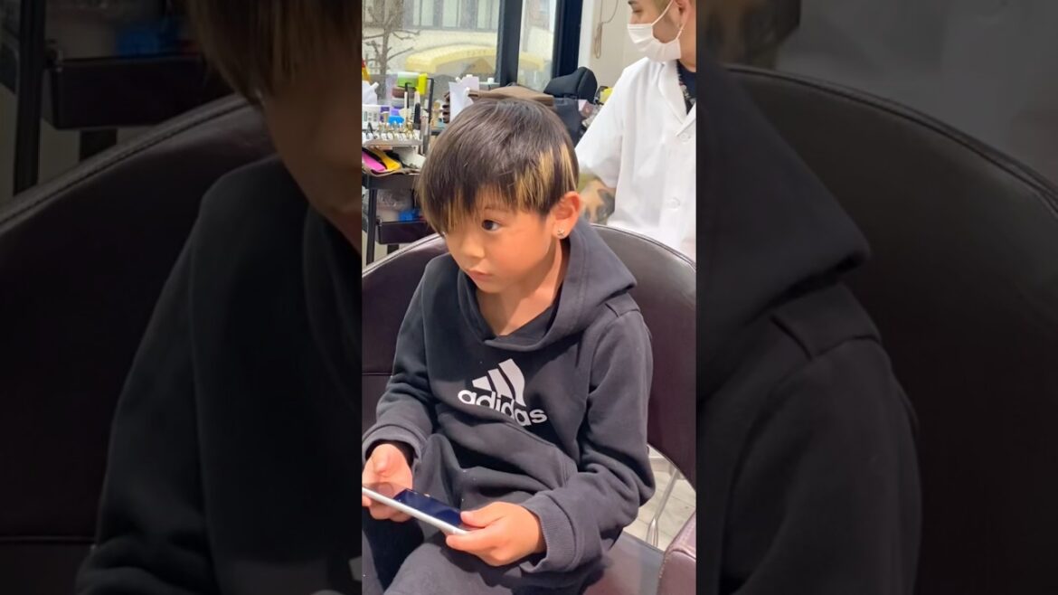 春から小学生の男の子に波巻きスパイラルを当ててみたら…#メンズパーマ#short#神戸の坊主美容師 #カウンセリング#カウンセリング動画#イメチェン#イメチェン動画 #恋活#婚活