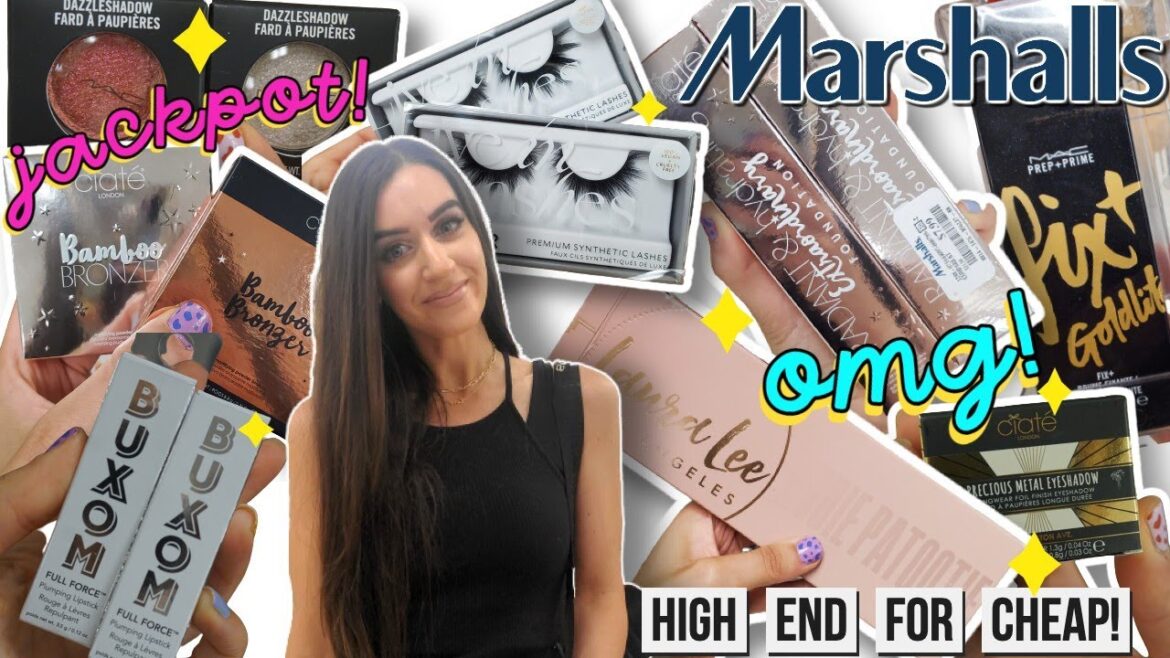 LAURA LEE & CIATE JACKPOT AT MARSHALLS!! BUDGET BEAUTY BUYS | HIGH END $$ MAKEUP FOR CHEAP!!