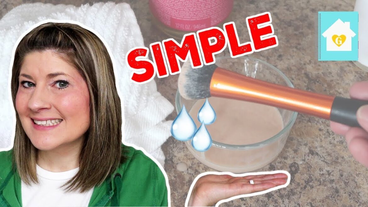 HOW TO CLEAN YOUR FOUNDATION BRUSHES | MAKEUP BRUSH CLEANING