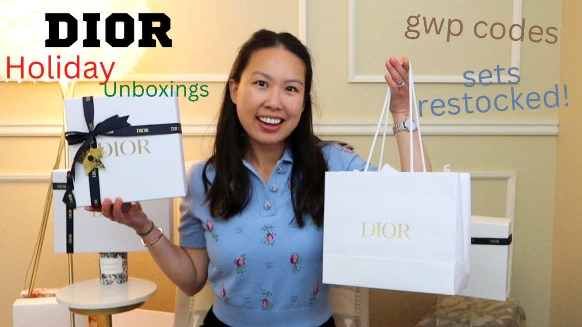 Dior Holiday Unboxing | beauty promo codes!