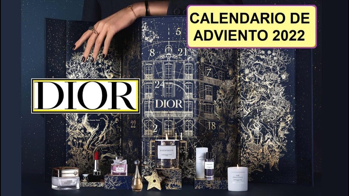DIOR CALENDARIO DE ADVIENTO 2022 - Christian Dior Paris Advent Calendar 2022