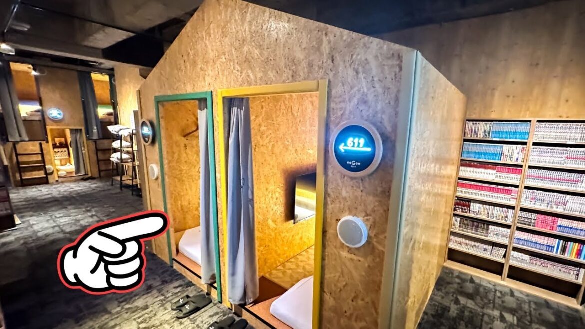 Tokyo's New Style Capsule Hotel 😴🛌 Tokyo Japan 🇯🇵 eeGee STAY Kamata カプセルホテル 東京 イージーステイ蒲田