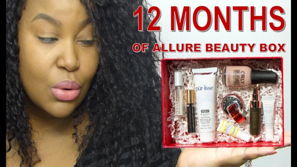Subscription box review: A YEAR of Allure Beauty Box!