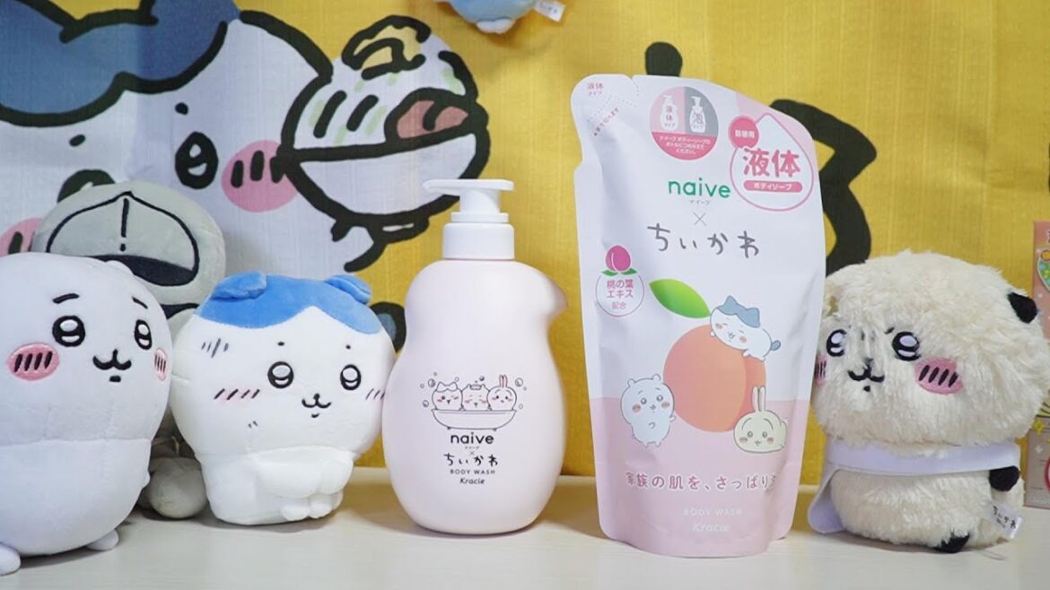 【ちいかわ】ちいかわデザインのナイーブボディソープがめちゃかわ☆本体＆詰め替え用　【ちい活】