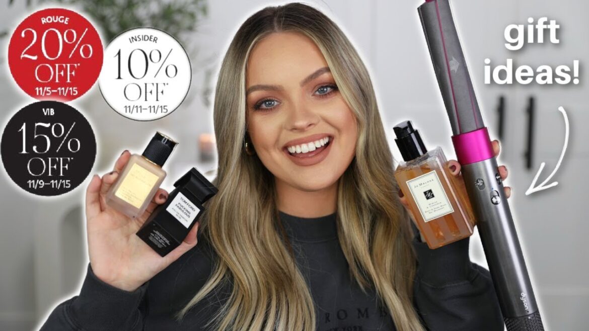 SEPHORA HOLIDAY SALE BEST RECOMMENDATIONS, WHAT'S IN MY CART + GIFT IDEAS! | Brianna Fox