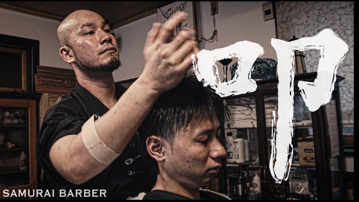 【ASMR】侍BARBERで極上マッサージ／山口理容店