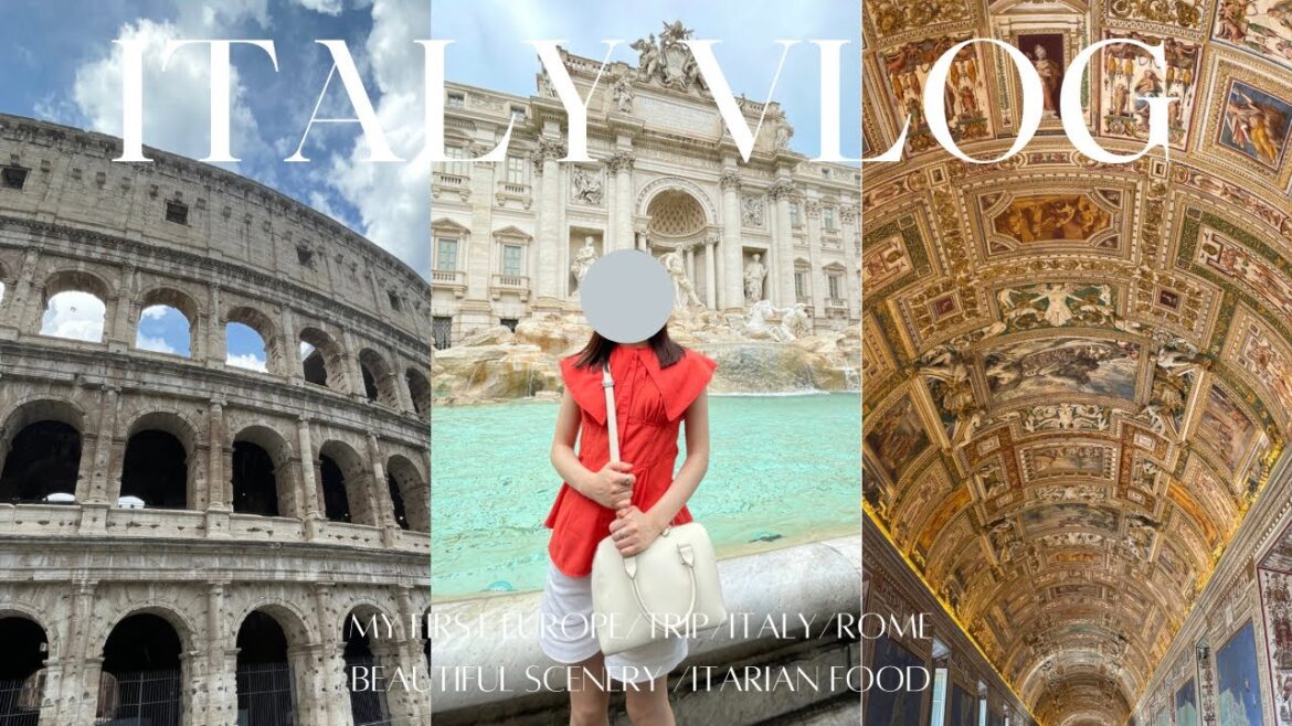 【Vlog】in イタリア｜イタリア旅行🇮🇹＃3｜ローマ編🏛️｜ローマ時代にタイムスリップ⏳｜コロッセオ、トレビの泉⛲️｜バチカン市国🇻🇦