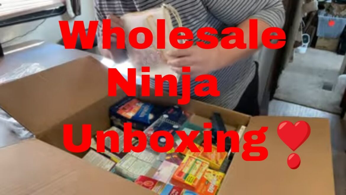 Unboxing A 300 count HBA Wholesale Ninja 🥷 To Sell on Amazon, E-Bay, Etc...