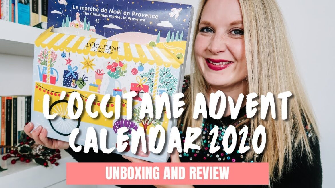 L'OCCITANE BEAUTY ADVENT CALENDAR 2020 UNBOXING |  SPOILERS INSIDE!!!