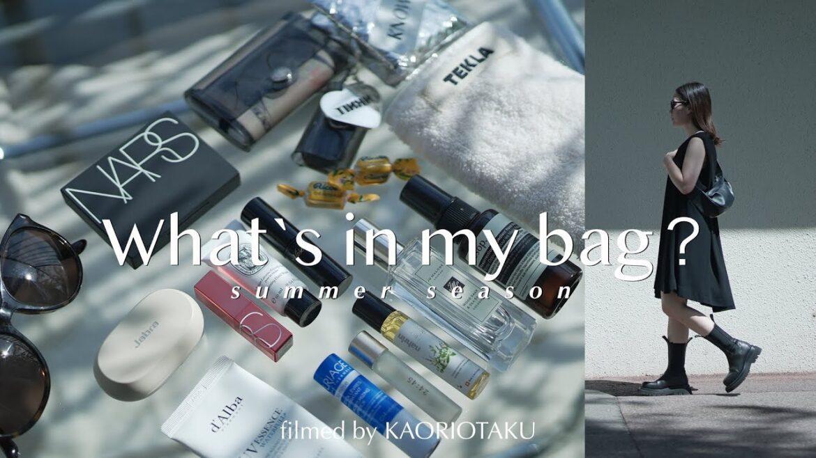 【what's in my bag?】最近のお気に入りCOSバッグの中身👜｜結婚式の二次会へ行く日｜vlog#52