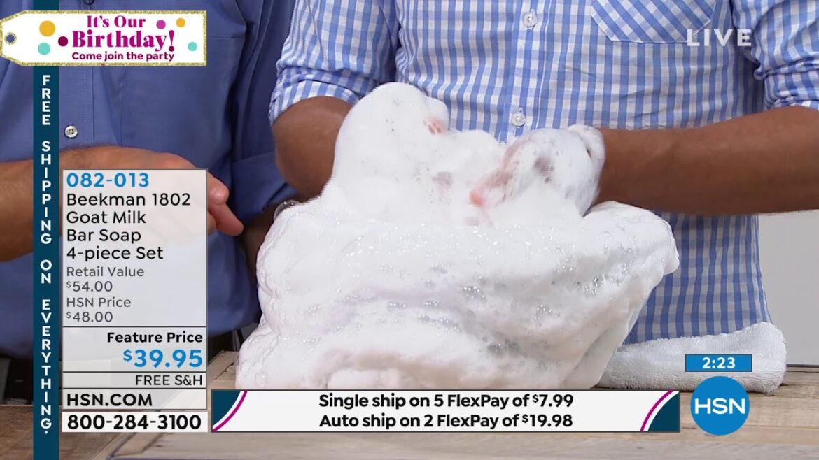 Beekman 1802 Pure Goat Milk Bar Soap 4piece Set AutoShip Beekman 1802 Pure Goat Milk Bar Soap 4piece Set AutoShip