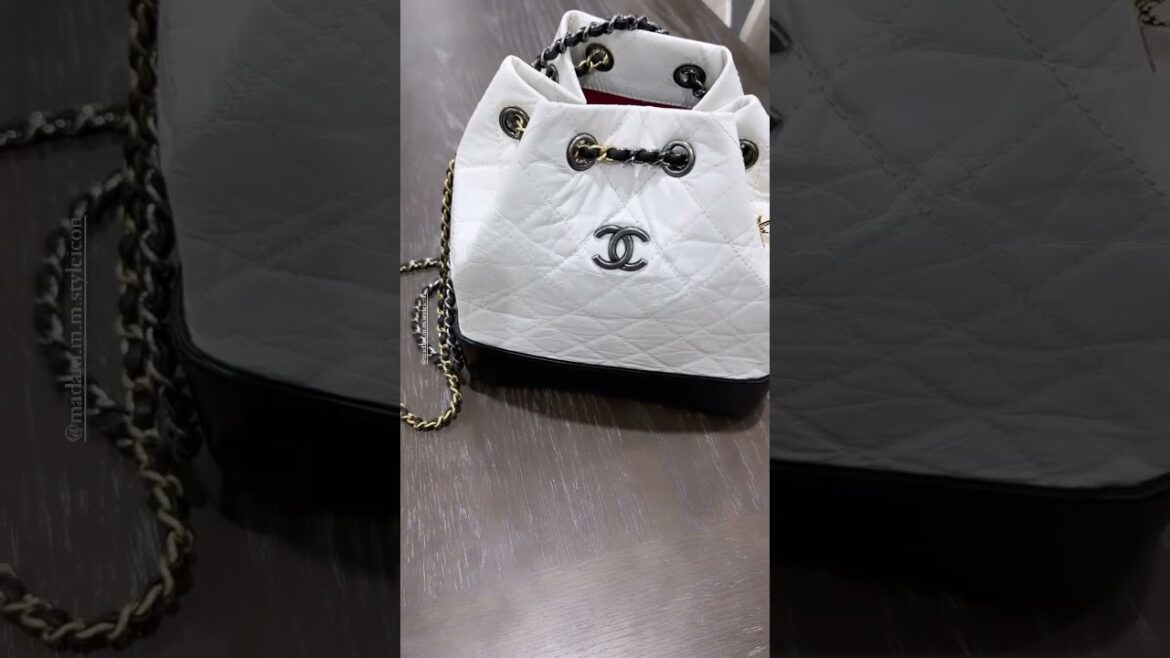 Chanel Gabrielle Backpack 🤍🖤 #Chanel