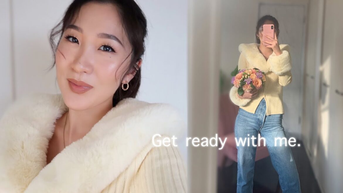 【まったり身支度】GRWM for winter morning 🐩🤍 - 起きてから出掛けるまで -