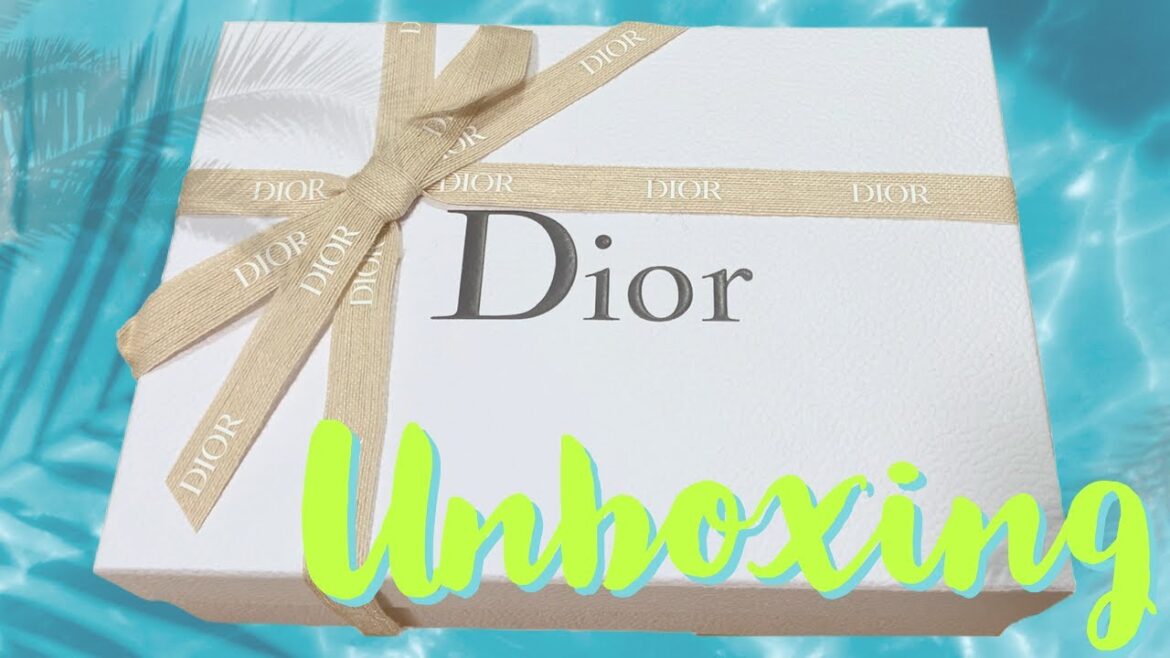 【DIOR Unboxing💙】ディオールLIFEシリーズを買ってノベルティー貰った散財の記録。ひとり暮らし美容。
