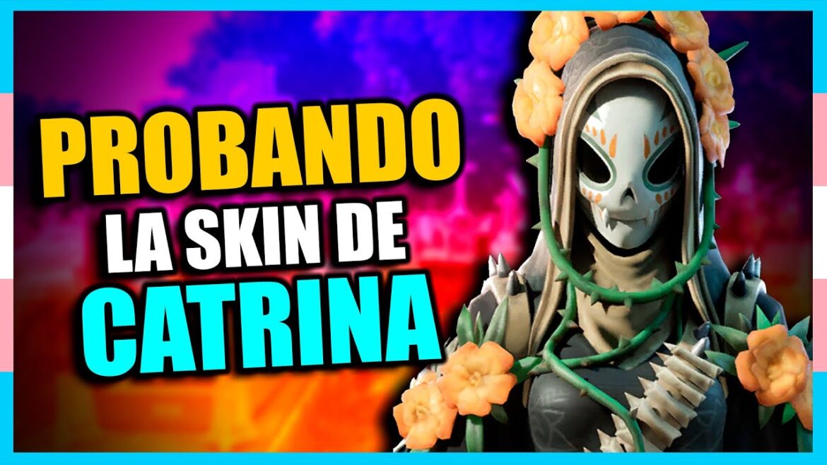 Probando la skin de Catrina del paquete "Día del Juicio" - Fortnite | Liliana Sofia Review
