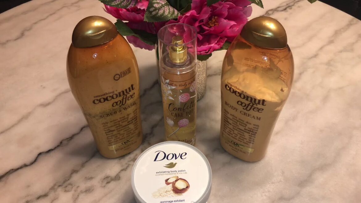 Body products I’m currently using while stuck at home.