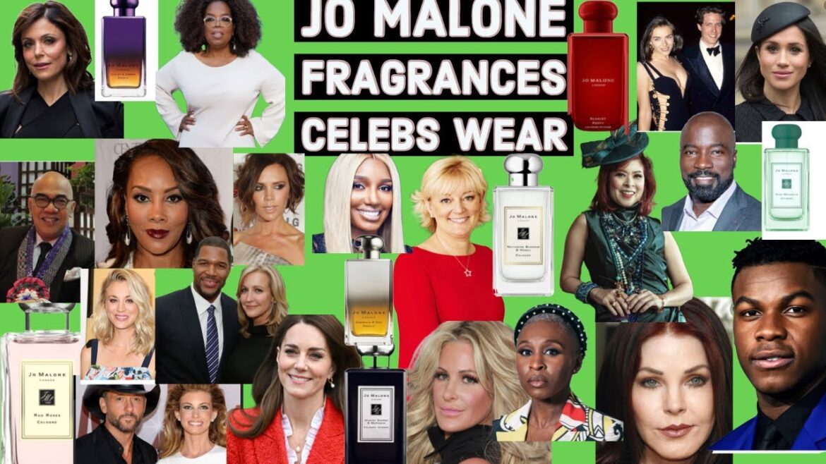 Jo Malone Fragrances Celebrities love : Wild Bluebell, Red Roses, Orange Blossom, Scarlet Poppy💕