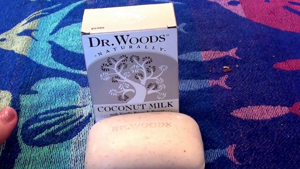 Dr. Woods Naturally Bar Soap Coconut Milk RAW SHEA BUTTER CRUELTY FREE