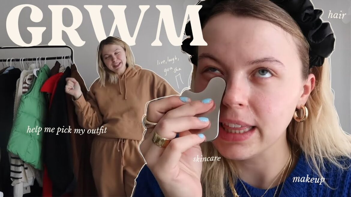 GET READY WITH ME─ picking out an outfit, makeup, skincare, + hair GET READY WITH ME─ picking out an outfit, makeup, skincare, + hair