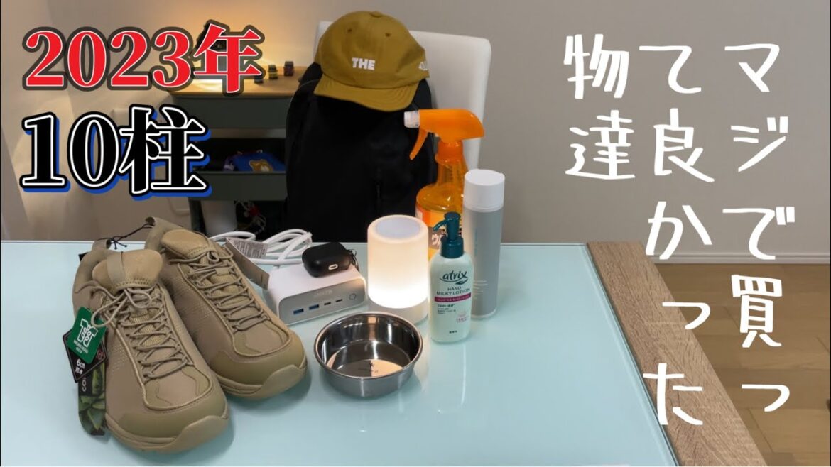 2023年マジで買って良かった物達10柱 2023年マジで買って良かった物達10柱