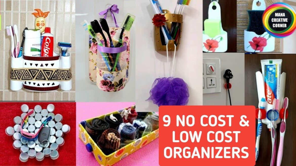 9 No Cost & low cost Organizer Ideas from waste Plastic bottles | DIY Organizers from waste material 9 No Cost & low cost Organizer Ideas from waste Plastic bottles | DIY Organizers from waste material