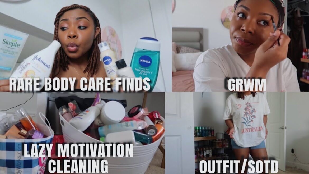 GRWM, ORGANIZE & CLEAN WITH ME + RARE BODY CARE ITEMS HAUL...If Your Lazy Watch This