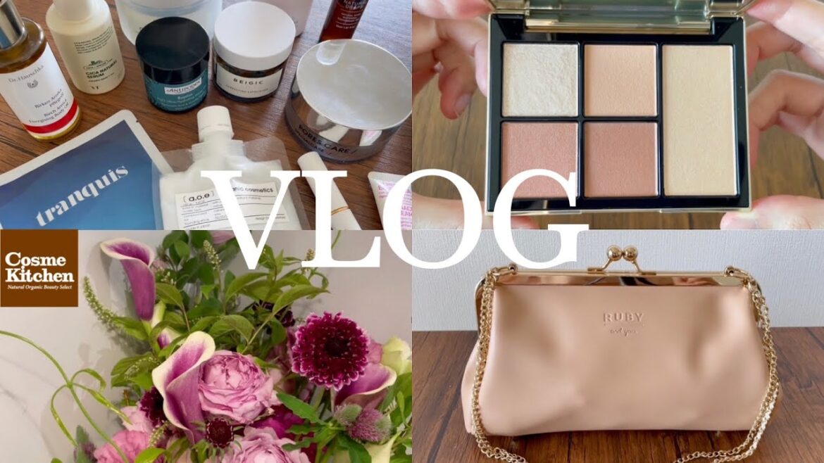 【ナチュラルコスメが好きなアラサーの誕生日VLOG】自分をもてなす日🕊️💆‍♀️💍👠🍽️💐