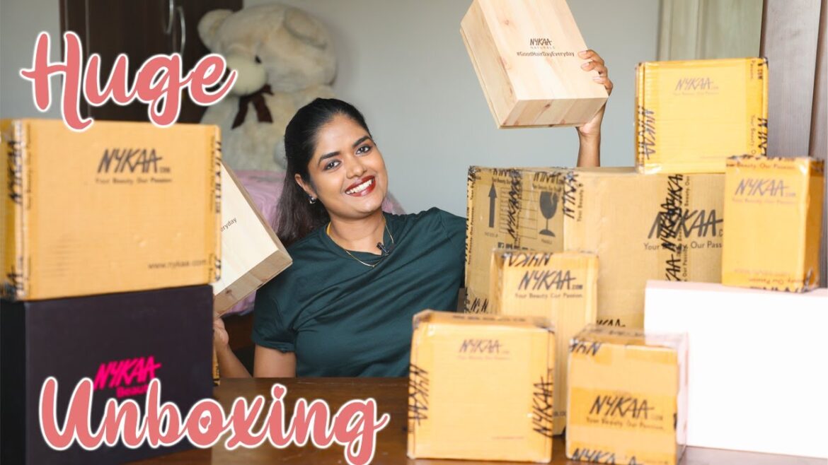 Huge Nykaa PR Unboxing  | Unbox With Me  | Nykaa Haul Huge Nykaa PR Unboxing  | Unbox With Me  | Nykaa Haul